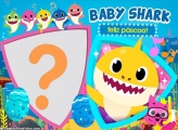 Feliz Páscoa do Baby Shark Montagem de Foto