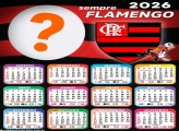 Calendário 2026 Sempre Flamengo Foto Montagem