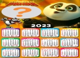 Moldura de Foto Calendário 2023 Kung Fu Panda