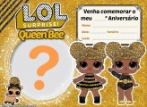 Convite LOL Queen Bee