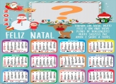Calendário 2024 Natal Cute Mensagem Natalina