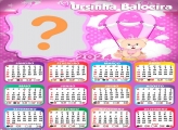 Calendário 2024 Ursinha Baloeira Foto Montagem Online
