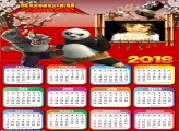 Calendário 2018 Kung Fu Panda