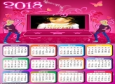 Calendário 2018 Notebook Barbie