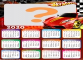 Calendário 2020 Hot Wheels Carro Vermelho