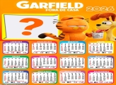 Calendário 2026 Garfield Fora de Casa Foto Moldura