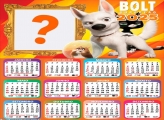 Calendário 2025 Bolt Super Cão Foto Montagem Grátis