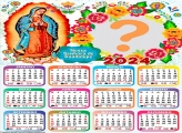 Fazer Foto Montagem Calendário 2024 Nossa Senhora de Guadalupe