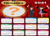 Montagem de Foto Calendário 2021 de Formatura