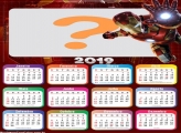 Calendário 2019 Homem de Ferro