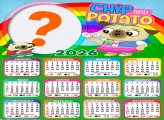 Calendário 2026 Chip e Potato Colar Foto Online