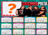 Foto Calendário 2026 Calcinha Preta Grátis