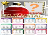 Calendário 2020 Online Feliz Natal Montagem