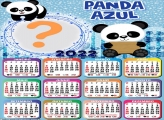 CalendÃ¡rio 2022 Panda Meninos Colagem de Foto