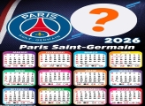 Calendário 2026 Paris Saint Germain Football Club Emoldurar Foto Online