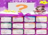 Calendário 2020 Jolie Montar Foto Online