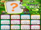 Calendário 2023 Foto Colagem Plants Vs Zombies