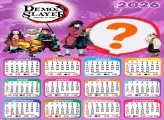 Calendário 2026 Demon Slayer Colagem Online