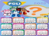 CalendÃ¡rio 2023 Robocar Poli Moldura de Foto Online