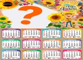 Calendário 2026 Girassol Festa Junina Juntar Foto Online