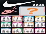 Montagem Grátis Calendário 2023 Nike para Meninas