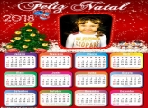 Moldura Calendário 2018 de Natal