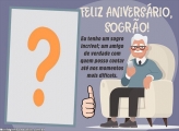 Feliz Aniversário para Sogro Montar Foto Grátis