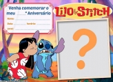Convite Lilo e Stitch