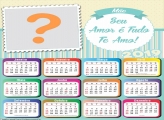 Calendário 2019 Mãe Seu Amor é Tudo