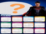 Moldura de Foto Calendário 2020 Super Homem Filme