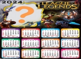 Calendário 2024 League Of Legends Editar Fotos Montagem