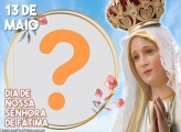 Nossa Senhora de Fátima 13 de Maio Colar Foto