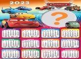 Calendário 2023 Colagem de Foto Grátis Carros Disney