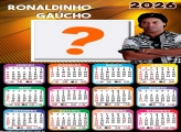 Calendário 2026 Ronaldinho Gaúcho Fazer Colagem Grátis