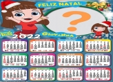 Calendário 2022 Giovanna Natal Foto Colagem