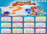 Calendário 2023 Sonic Boom Colagem Online