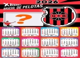 Calendário 2026 Brasil de Pelotas Colar Foto Online