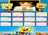 Calendário 2018 Bob Esponja Calça Quadrada