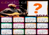 Calendário 2026 Gilberto Gil Montagem de Foto