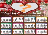 Calendário 2022 Natal para Namorados Colagem