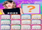 Calendário 2023 Taylor Swift Montar e Imprimir