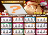 Calendário 2022 Papai Noel Foto Colagem Grátis