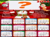 Calendário 2026 Feliz Natal e Boas Festas Emoldurar Foto Online