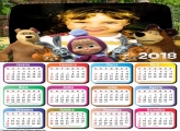 Calendário 2018 Masha e o Urso Personagens