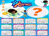 Calendário 2026 O Mundo de Karma Emoldurar Foto Online
