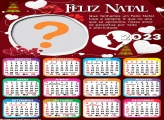 Calendário 2023 Feliz Natal Apaixonado Foto Moldura Grátis