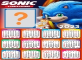Calendário 2023 Sonic Foto Colagem Online
