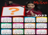 Calendário 2023 Colar Foto e Imprimir Mulan