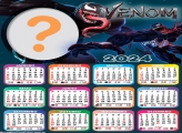 Calendário 2024 Venom Montagem de Foto Grátis