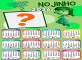 Calendário 2026 Nojinho Divertidamente 2 Colar Foto Online